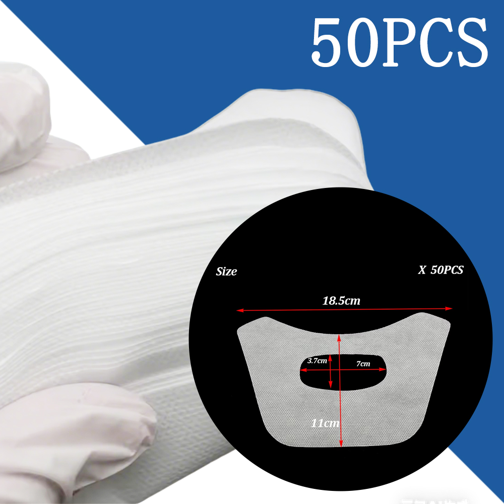 Teeth Whitening Mask - 50 Stück Zahnaufhellungs-Gesichtstücher, Mundhöhlen-Baumwolltücher, Zahnmedizinische Gesichtsmaske,