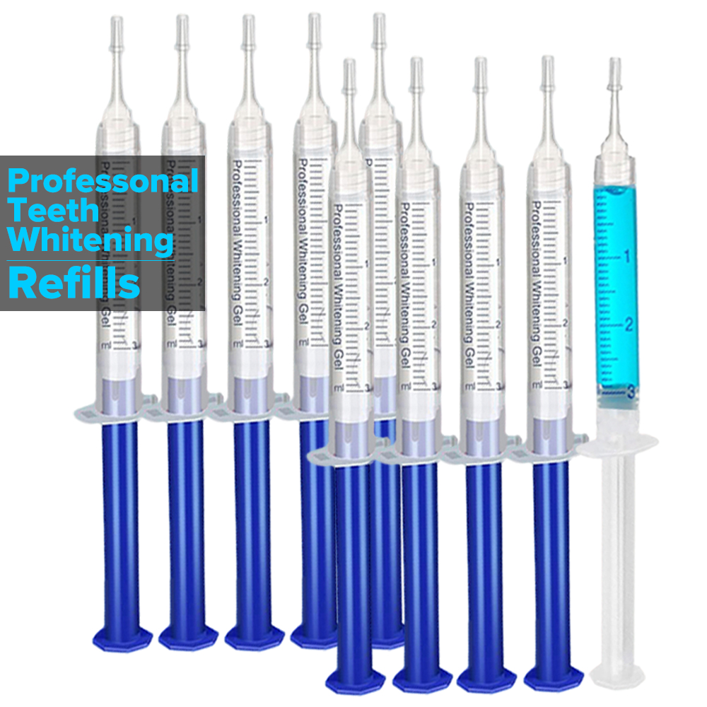 Teeth Whitening Mask - Zahnaufhellungsgel, Nachfüllspritze, Zahnaufhellungsgel, Bleichmittel für Tablett