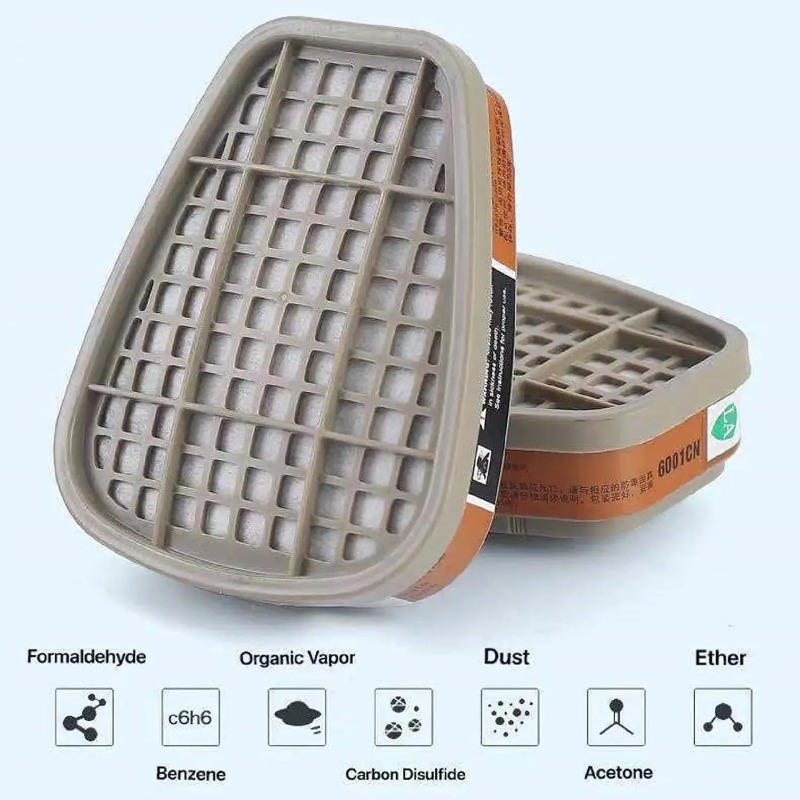 Teeth Whitening Mask - Aktivkohle 6001 Filterpatronen 5N11 Baumwollfilter Ersatzzubehör