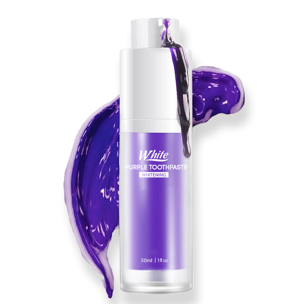 Teeth Whitening Treatment - Lila Zahnaufhellungs-Zahnpasta 30ml Körperpflege Reinigungs-Zahnpasta Ohne