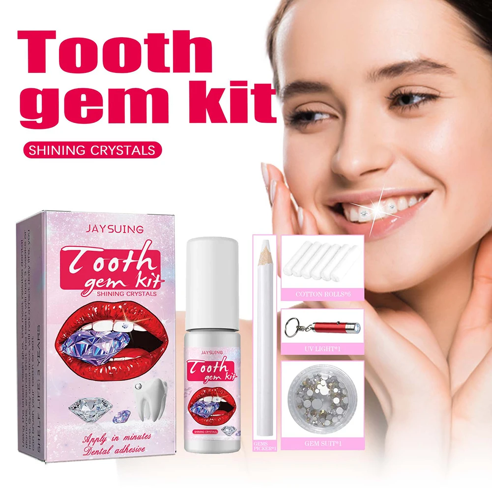 Tooth Gem Kit - DIY Zahn Edelsteine Kit mit Kristallen