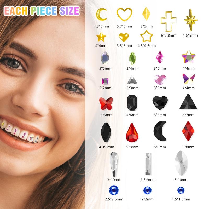 1 Set Dental Zahn Edelsteine K – Tooth Gem Kit Bewertung und Preis