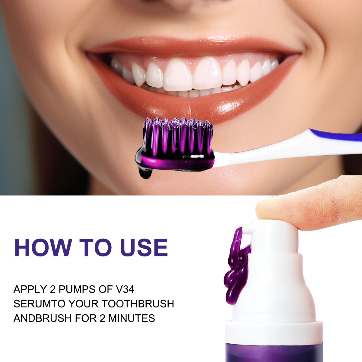 V34 Farbkorrektur-Serum Lila Z – Teeth Whitening Crest Bewertung und Preis