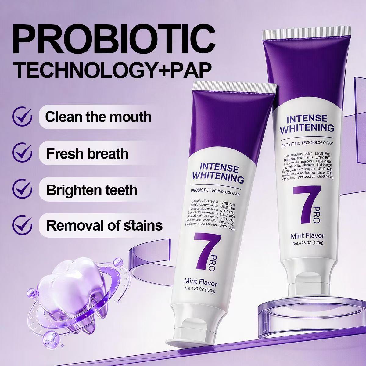 7-Pro Probiotische Zahnaufhell – Teeth Whitening Treatment Bewertung und Preis