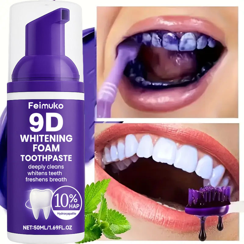 9D Lila Zahnaufhellungs-Zahnpa – Teeth Whitening Treatment Bewertung und Preis