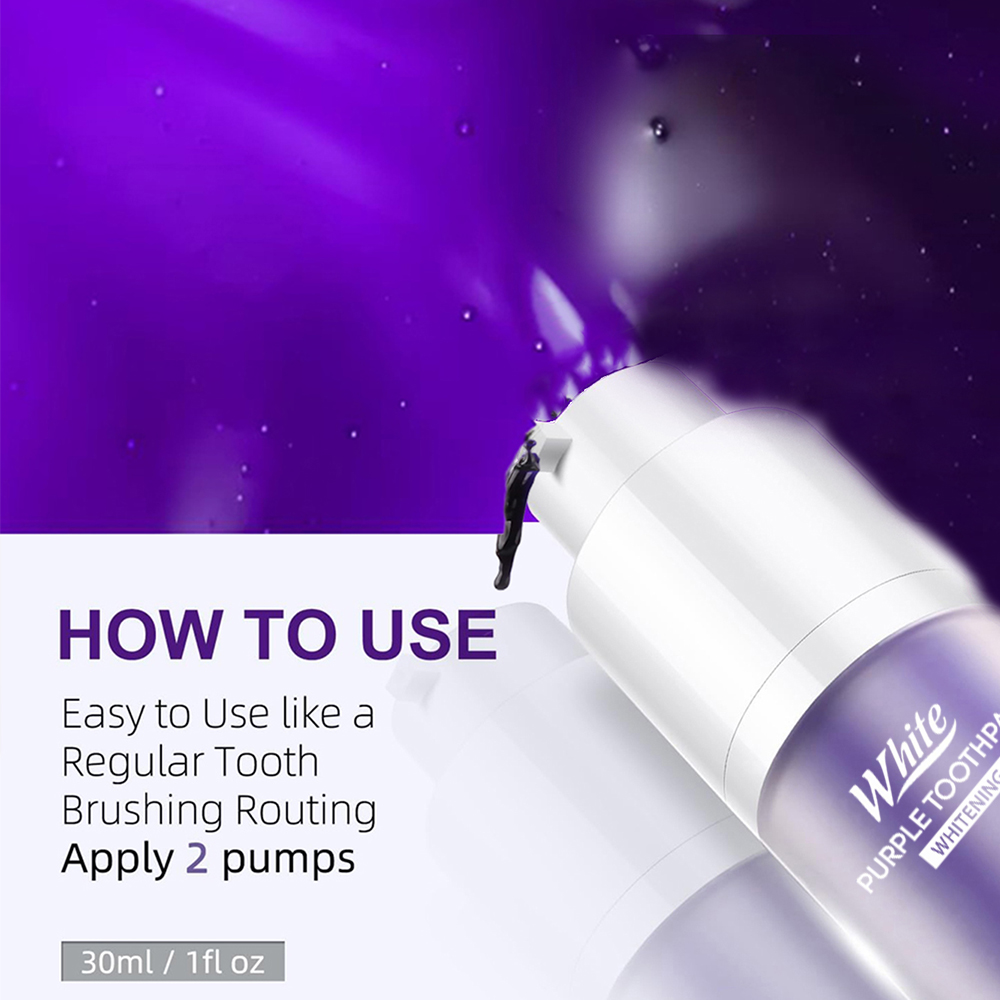 Lila Zahnaufhellungs-Zahnpasta – Teeth Whitening Treatment Bewertung und Preis