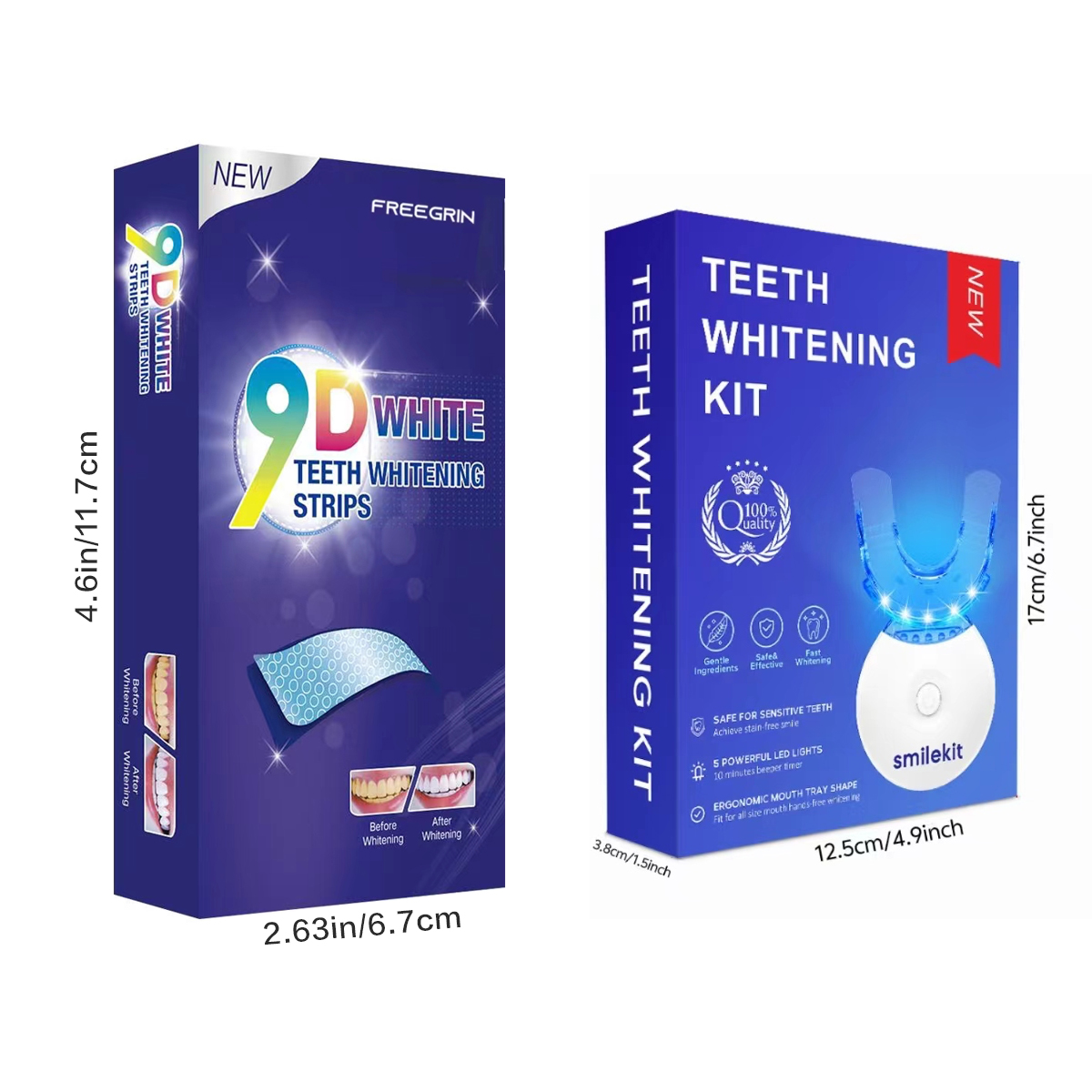 Zahnaufhellungs-Set – 5 x LED- – Teeth Whitening Quotes Bewertung und Preis