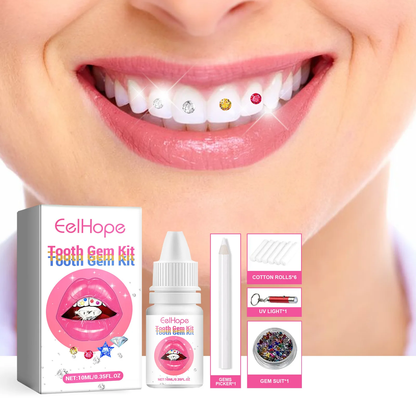 Zahnschmuck-Set DIY Klare Edel – Tooth Gem Kit Bewertung und Preis