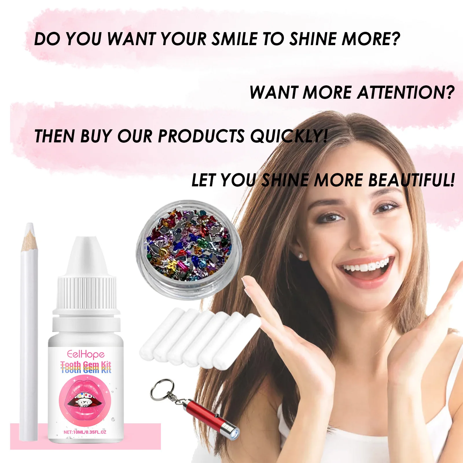 Zahnschmuck-Set DIY Klare Edel – Tooth Gem Kit Bewertung und Preis