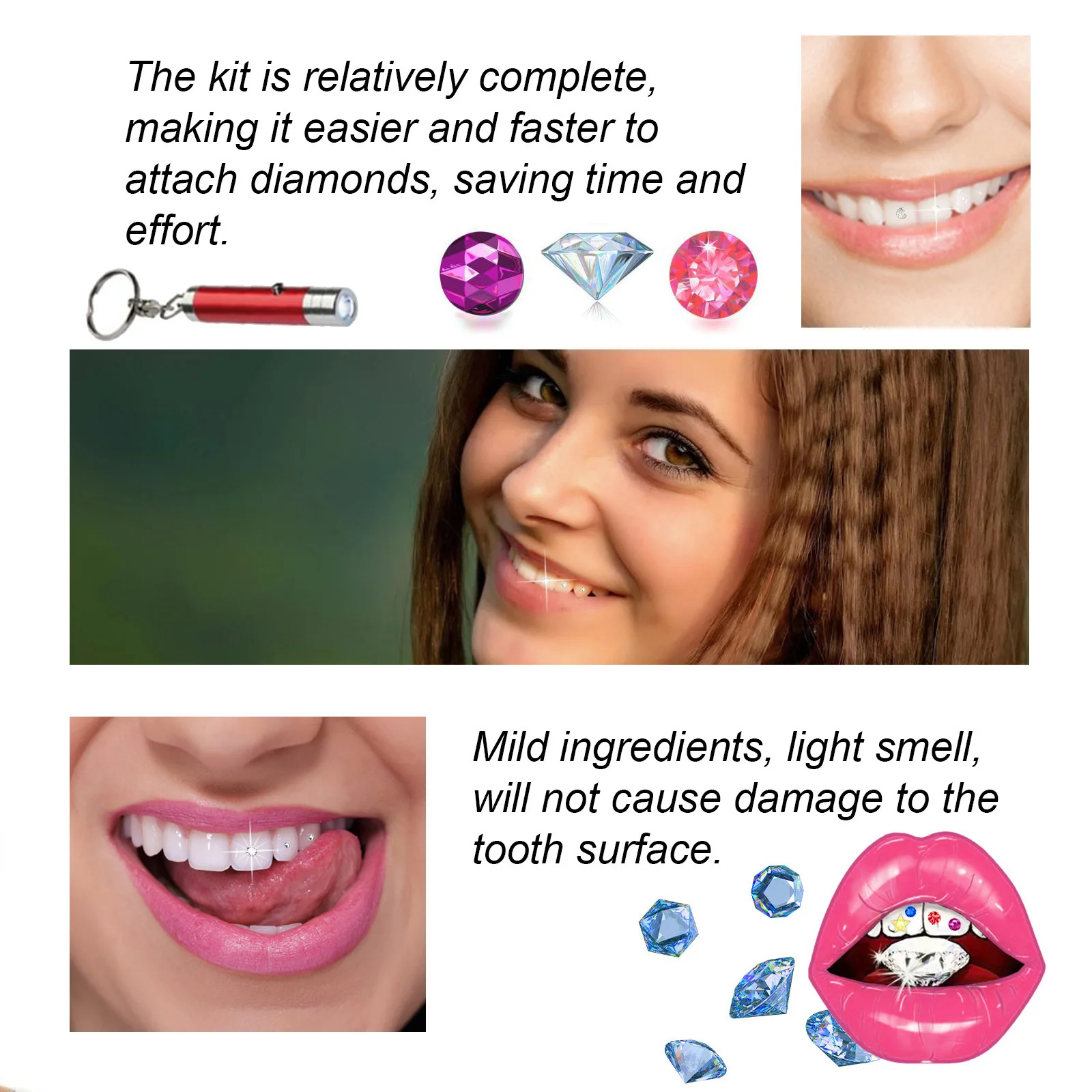 Zahnschmuck-Set DIY Klare Edel – Tooth Gem Kit Bewertung und Preis