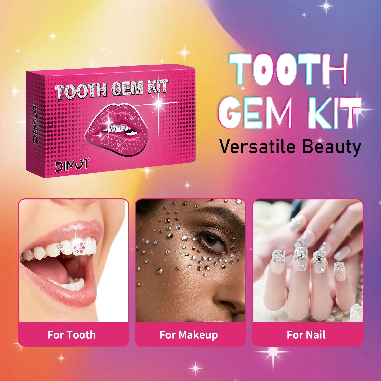 DIY-Zahn-Edelstein-Set mit Kri – Tooth Gem Kit Bewertung und Preis