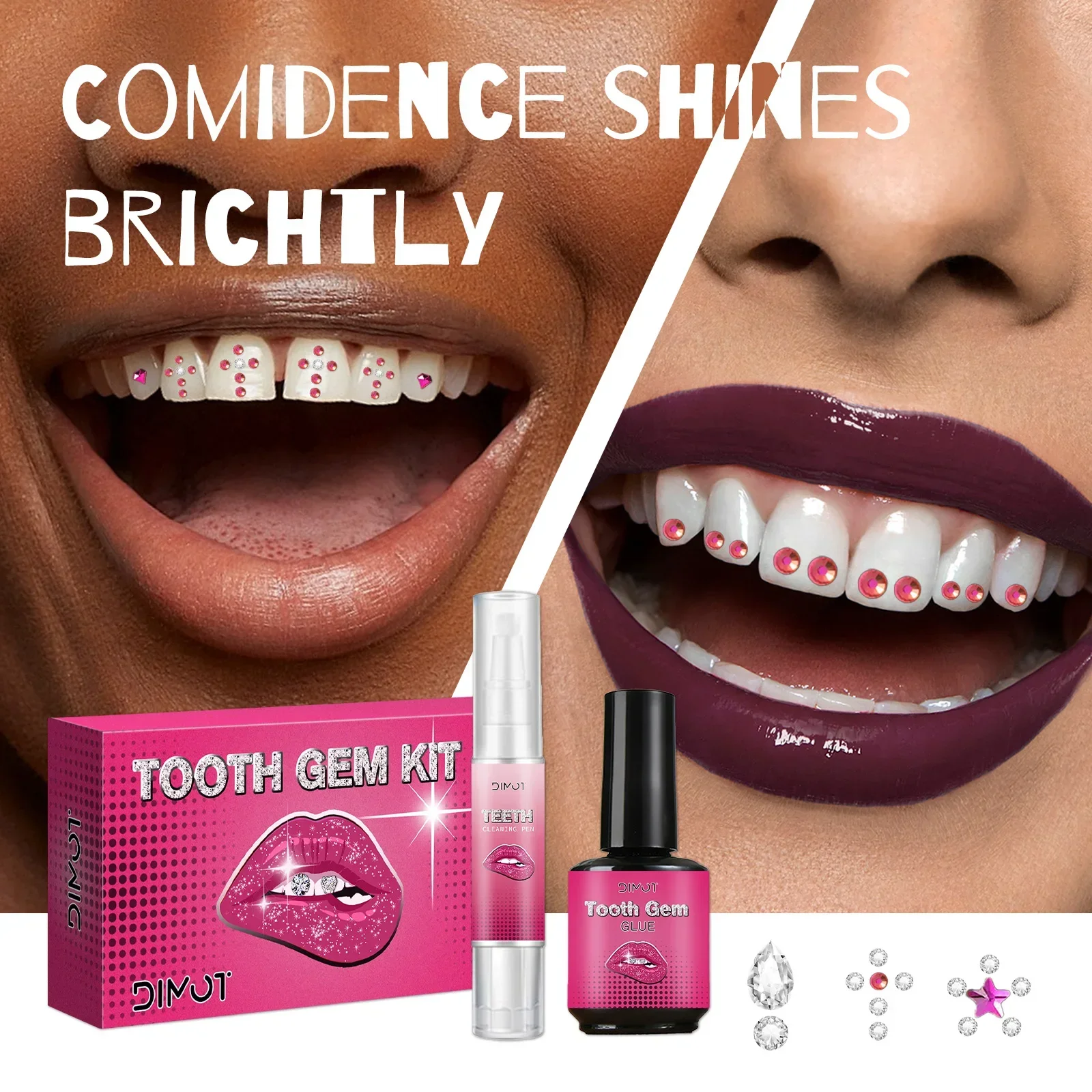 DIY-Zahn-Edelstein-Set mit Kri – Tooth Gem Kit Bewertung und Preis