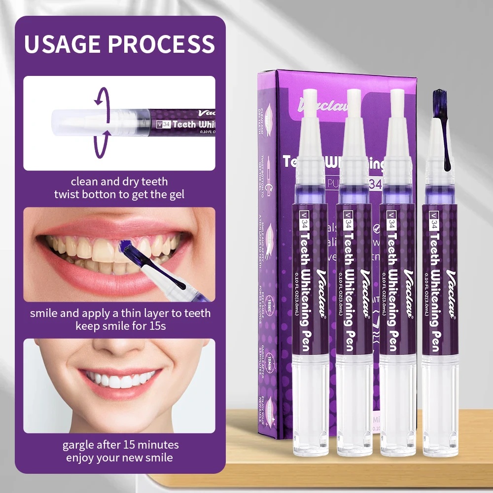 Vaclav V34 Lila Zahnaufhellung – Teeth Whitening Crest Bewertung und Preis