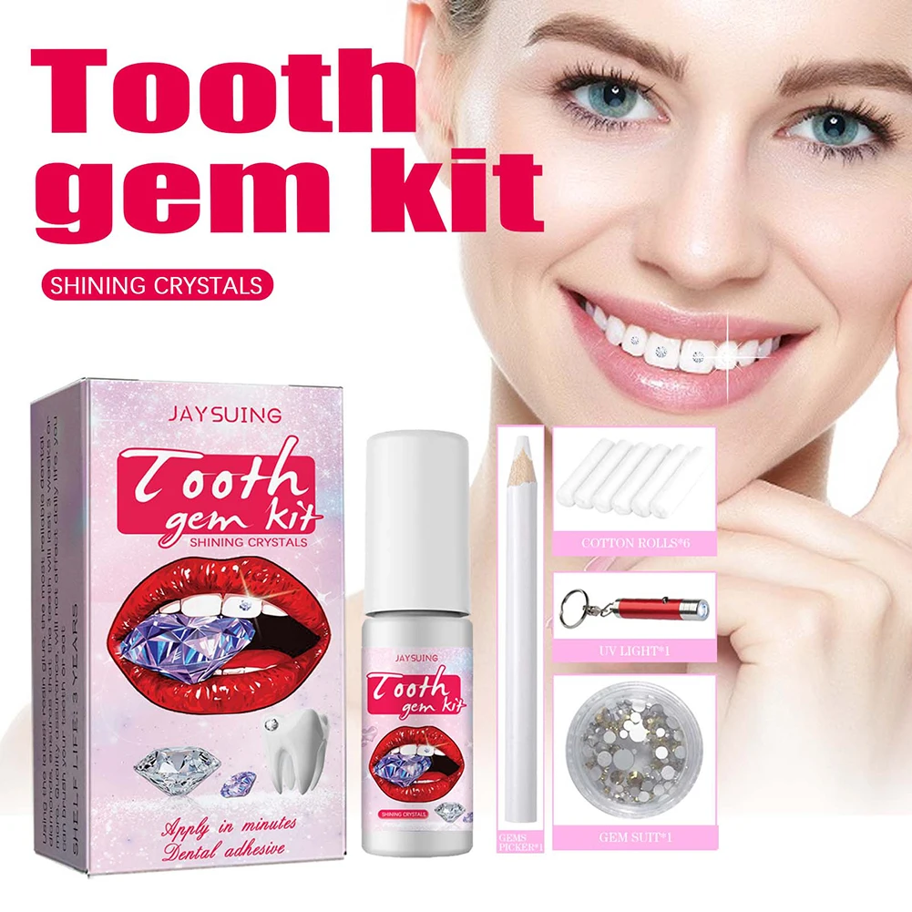 DIY Zahn Edelsteine Kit mit Kr – Tooth Gem Kit Bewertung und Preis