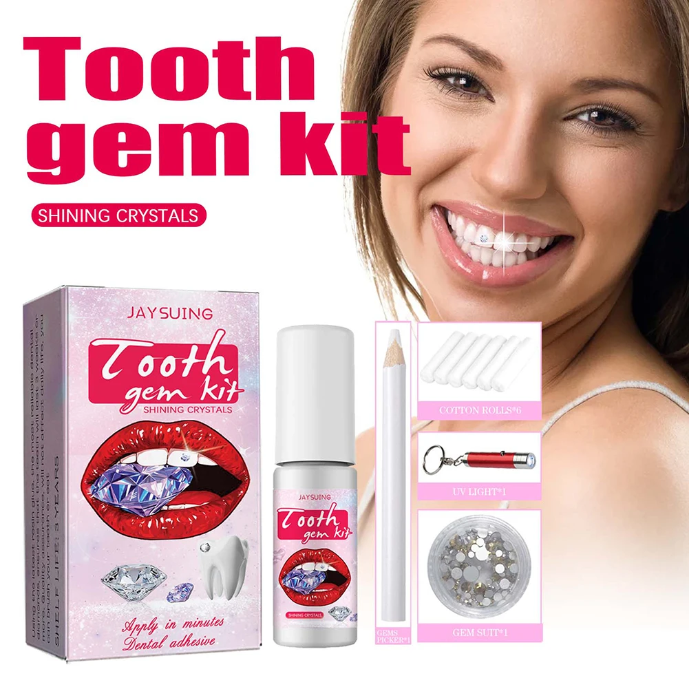 DIY Zahn Edelsteine Kit mit Kr – Tooth Gem Kit Bewertung und Preis